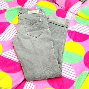 Kitson Grey Cuffed Jeans 27
